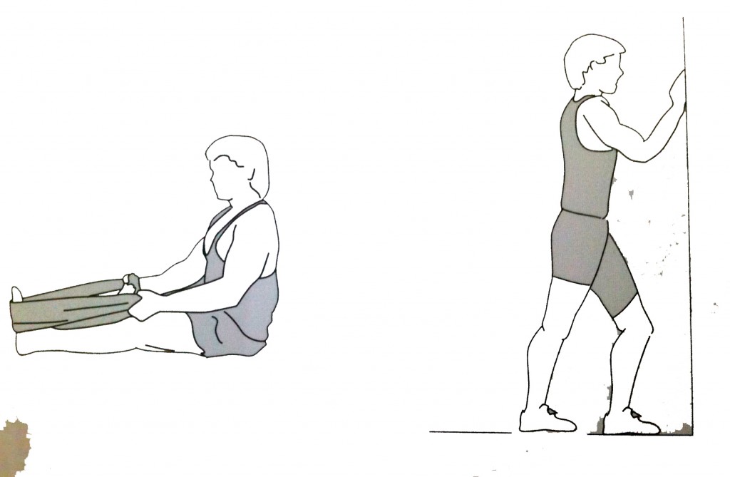 Stretch the calf muscle & Improve your snowboarding Key Aspect